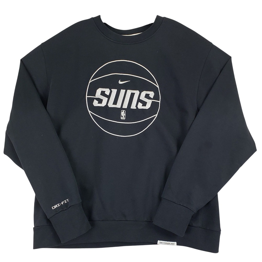 Phoenix Suns Nike Sweatshirt Mens XL Black Standard Issue NBA Basketball